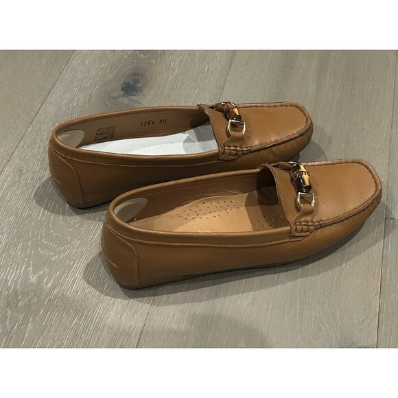 Elizabetta Tan Leather Loafers (Men’s, EU 39) main image 4